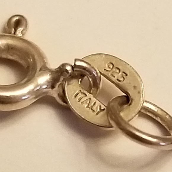 VGUC Silver Necklace 16" - Picture 3 of 3